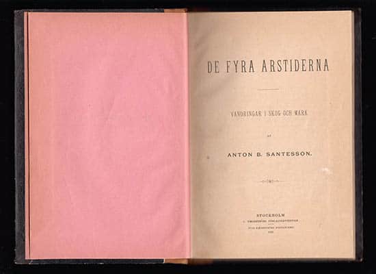 Anton B. Santesson : De fyra årstiderna