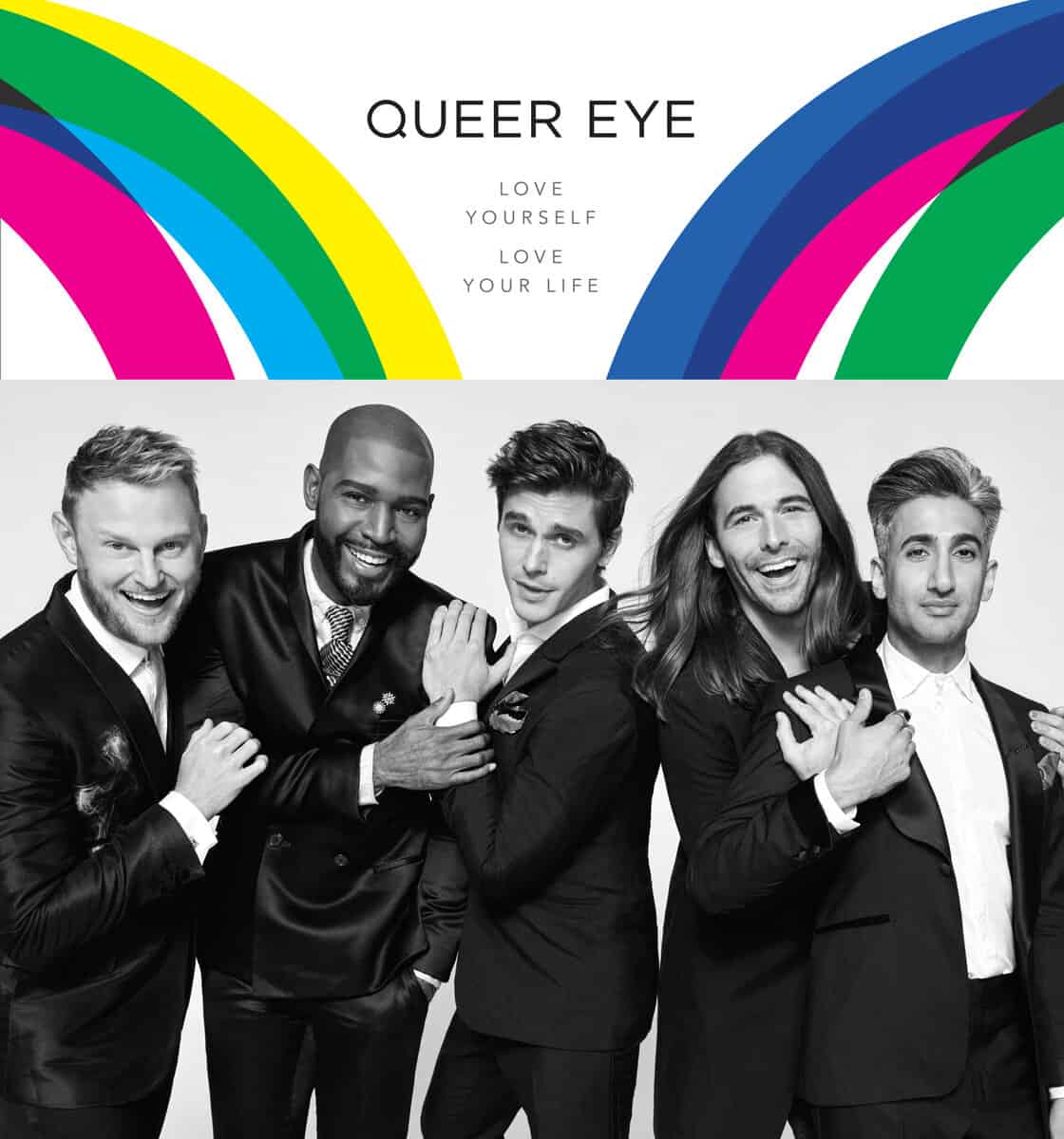 Antoni Porowski, Tan France, Jonathan Van Ness, Bobby Berk, and Karamo Brown : Queer Eye