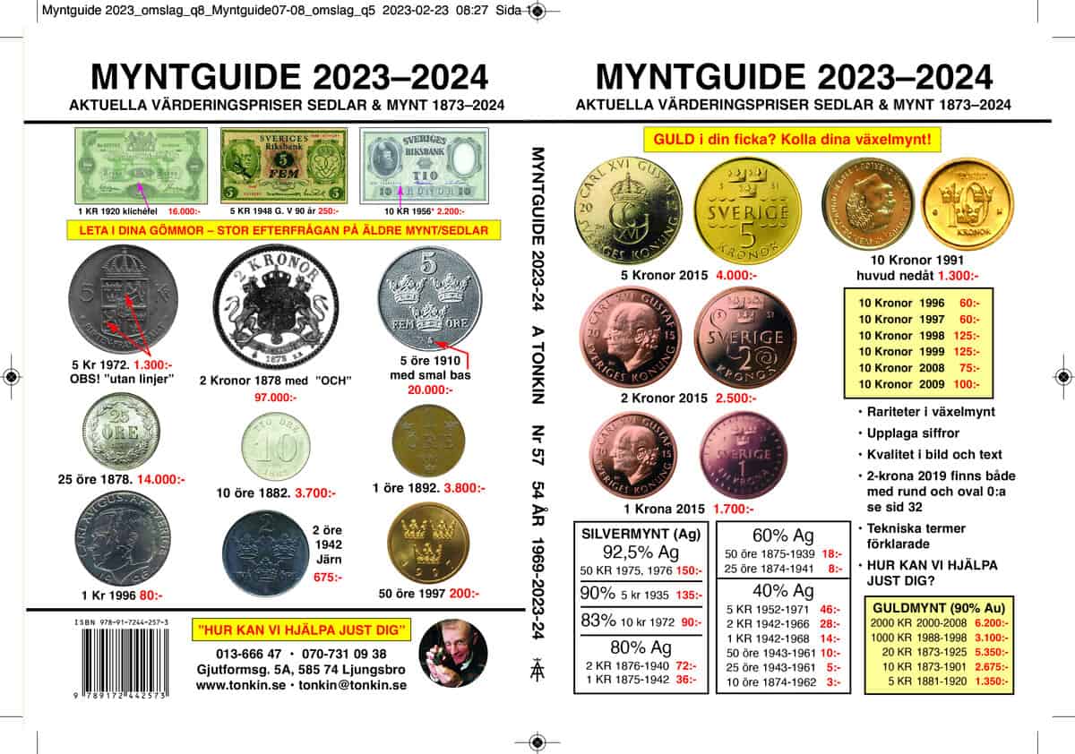 Archie Tonkin : Myntguide 2023-2024 Nr 57