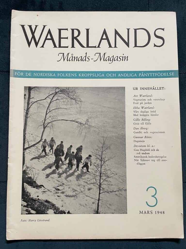 Are Waerland : Waerlands Månads-Magasin nr 3 1948