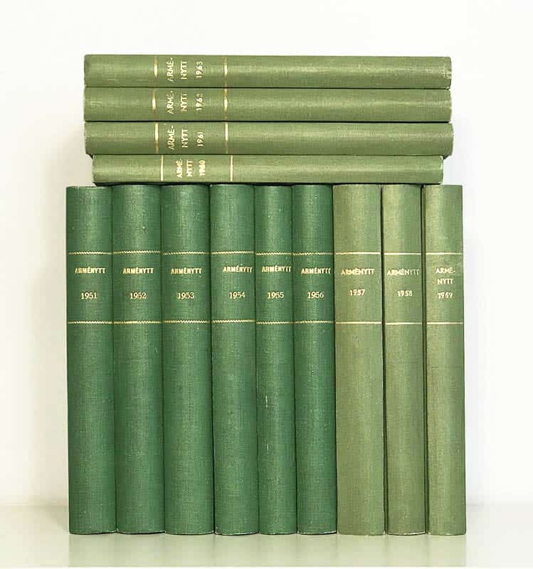 Arménytt. Utgiven av Arméledningen. Nr 1-10 1951 (2. årg.) tom Nr 1-5/6 1963 (14. årg.)