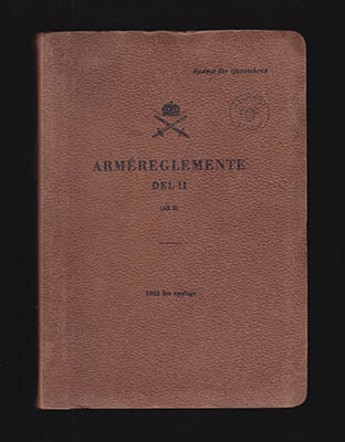 Arméreglemente. Del. (AR II). 1952 års upplaga