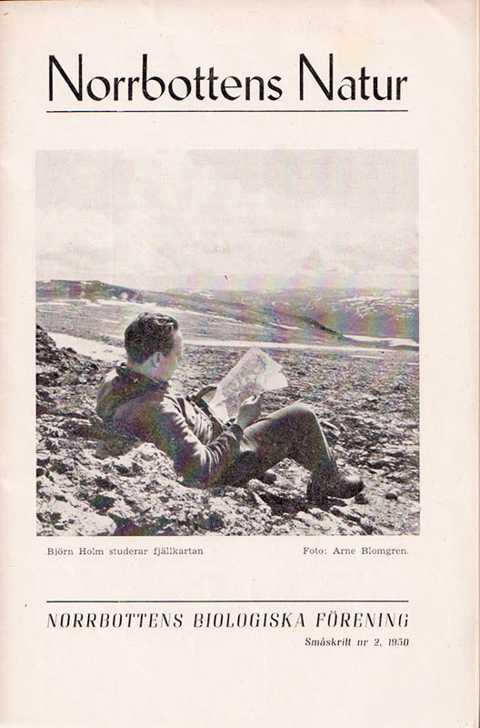 Arne Blomgren : Norrbottens Natur. (Om fågelfaunan i Norrbottens län)
