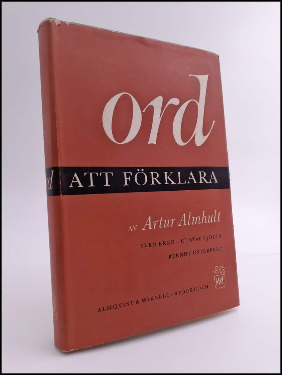 Artur Almhult : Ord att förklara