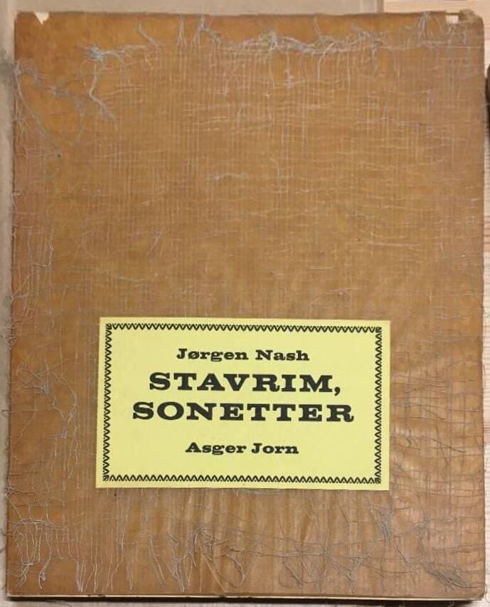 Asger Jorn Jørgen Nash : Stavrim, sonetter