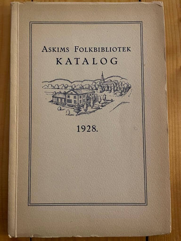Askims Folkbibliotek Katalog 1928