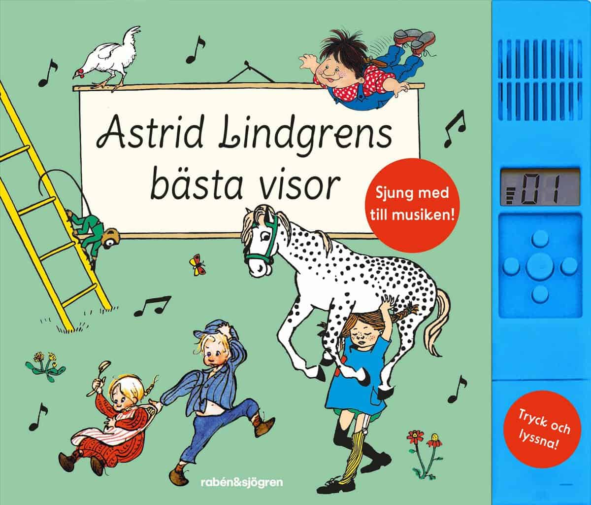 Astrid Lindgren : Astrid Lindgrens bästa visor (med ljudmodul)