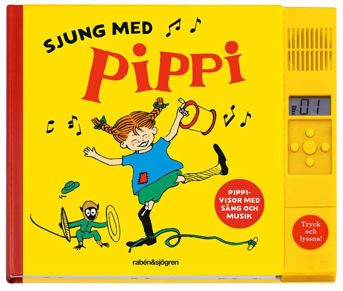 Astrid Lindgren : Sjung med Pippi (med ljudmodul)