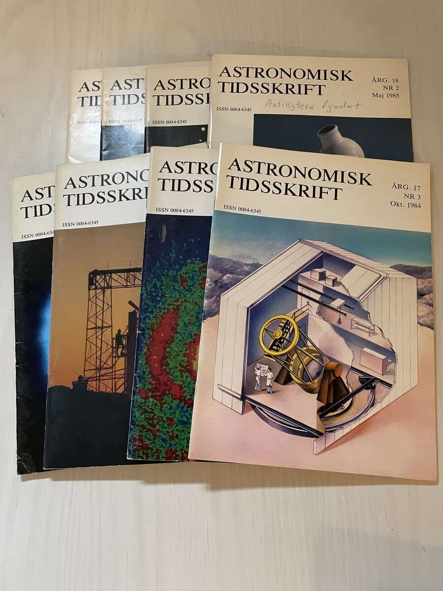 Astronomisk tidsskrift / tidskrift Årgång 17-18 - 8 nummer