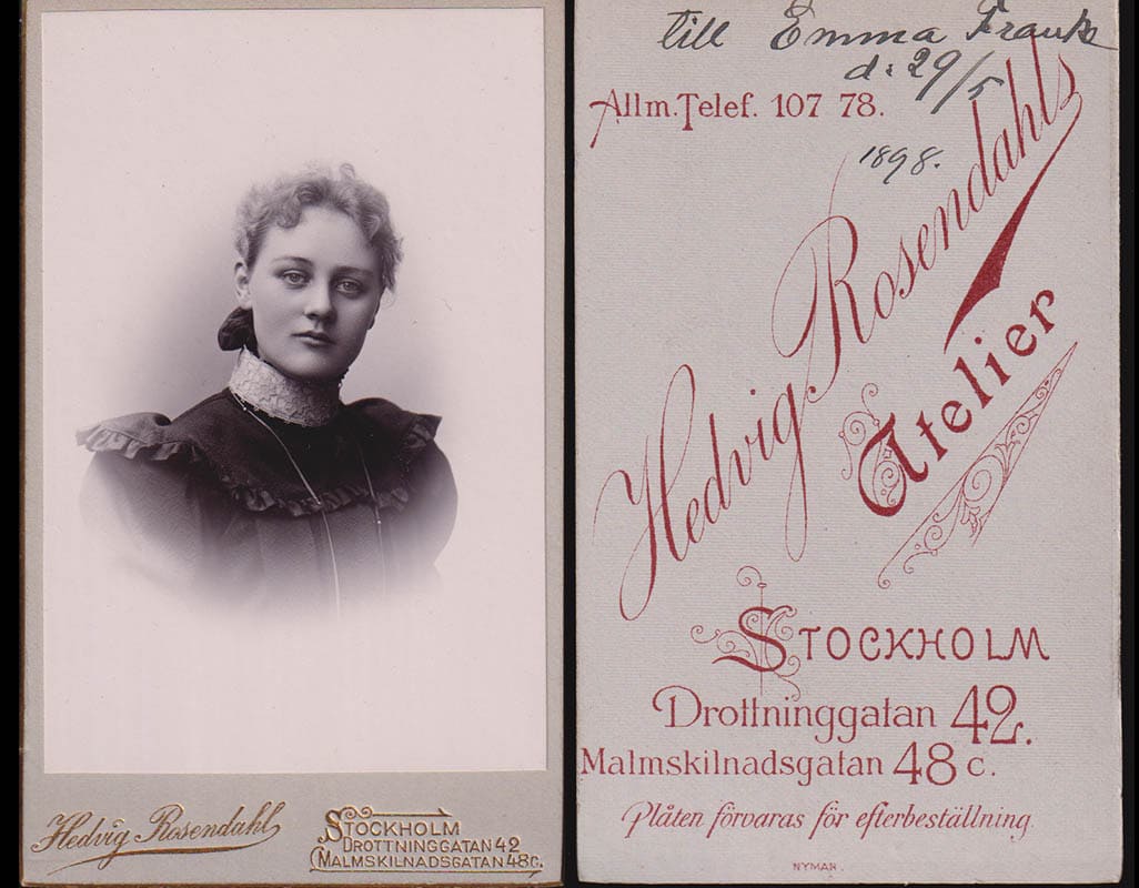 Hedvig Rosendahl (1867-1929) Stockholm (fotograf)