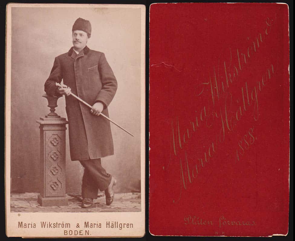 Maria Wikström (1853-1931) och Maria Hällgren (1848-1894) Boden (1888) (fotografer)