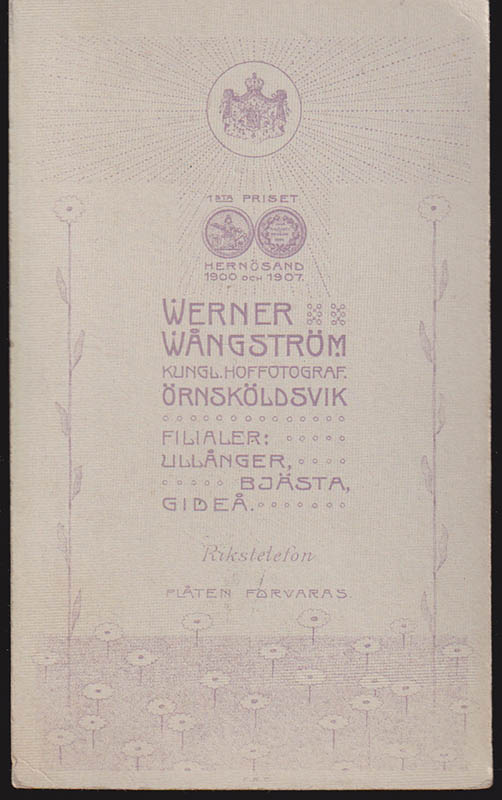 Werner Wångström (1873-1963) Örnsköldsvik (fotograf)