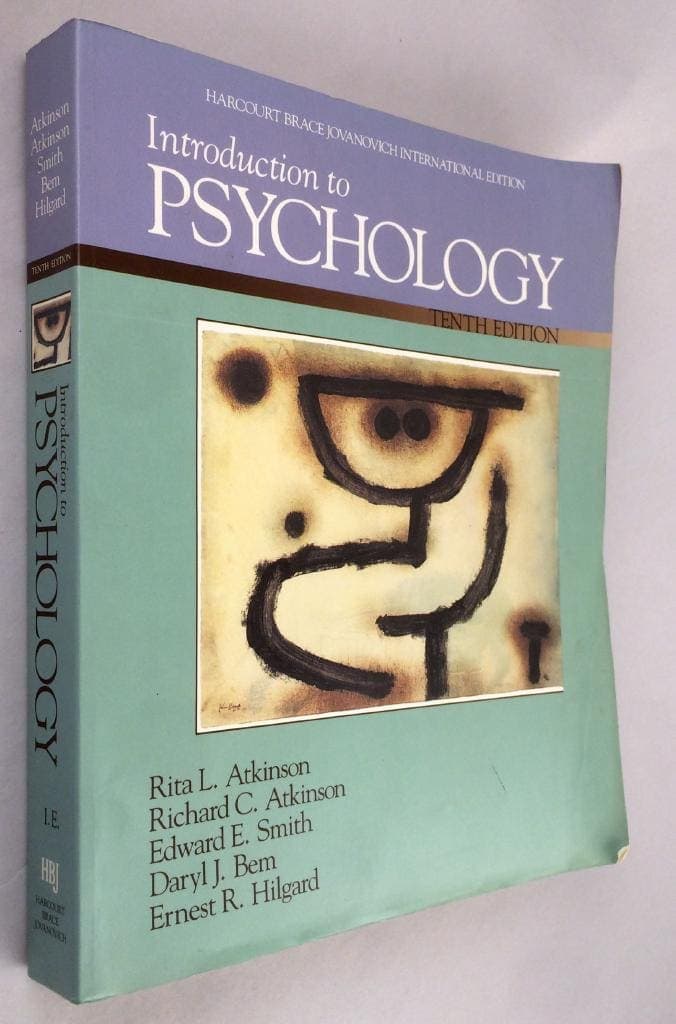 Atkinson, Rita L ; Atkinson, Richard C ; Smith, Edward E ; Bem, Daryl J ; Hilgard, Ernest R : Introduction to psychology