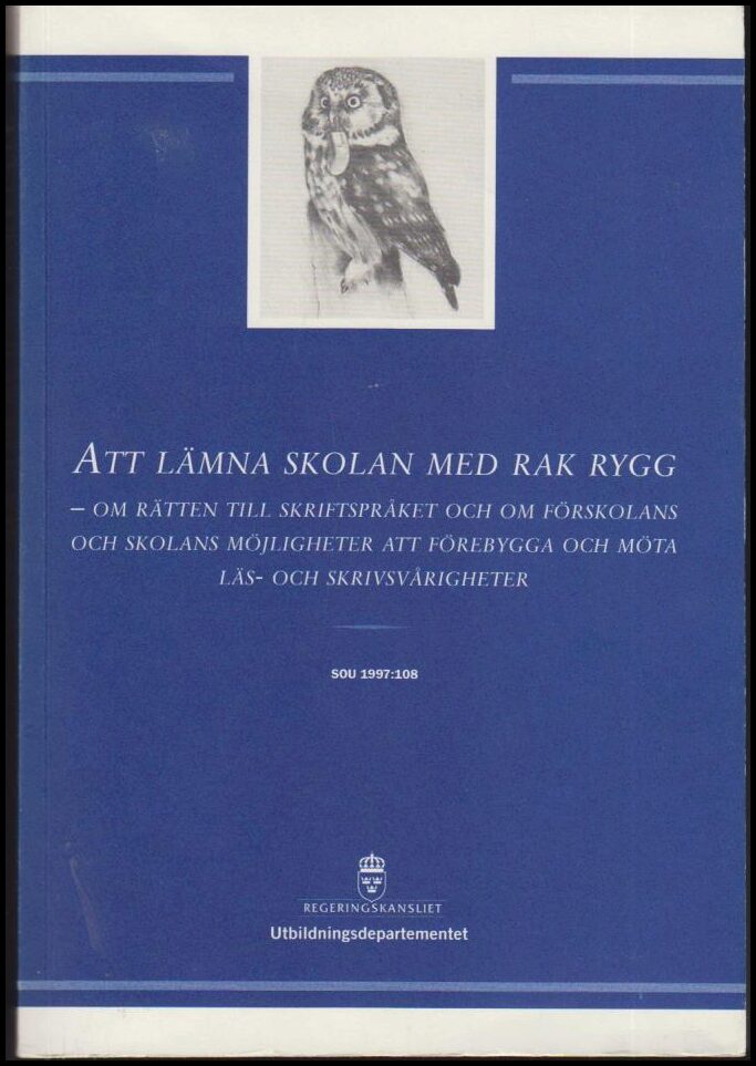 Att lämna skolan med rak rygg