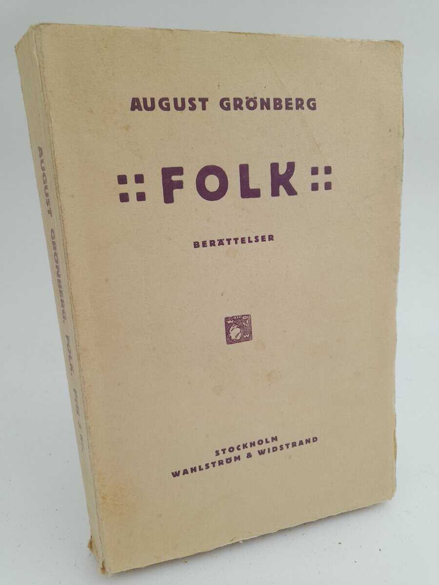 August Grönberg : Folk
