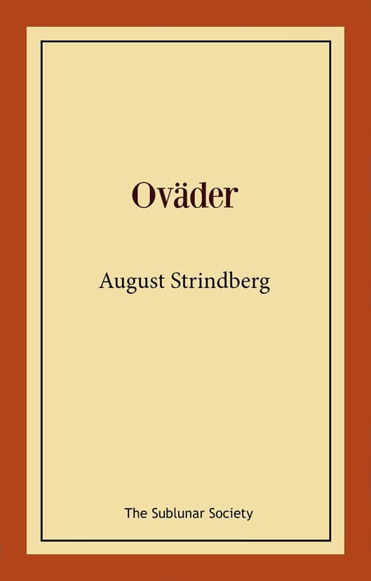 August Strindberg : Oväder