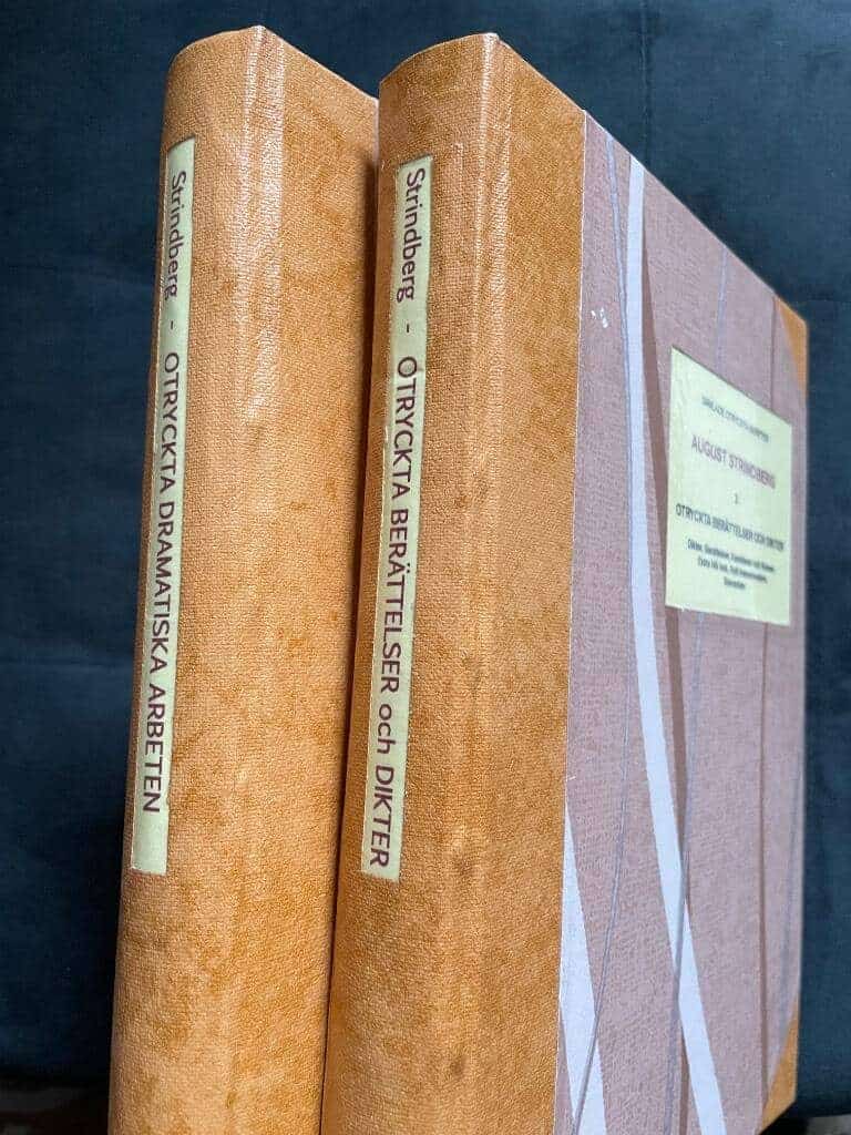 August Strindberg : Samlade otryckta skrifter 1-2