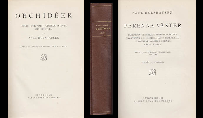 Axel Holzhausen : Orchidéer + Perenna växter