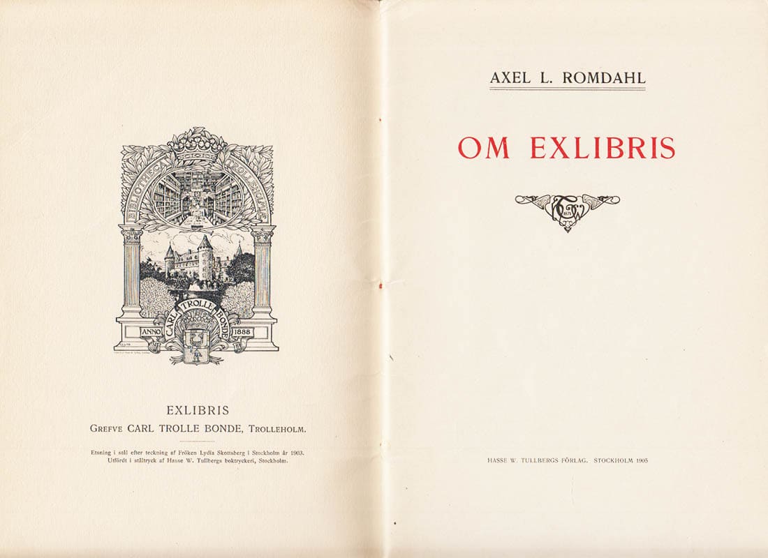 Axel L. Romdahl : Om Exlibris