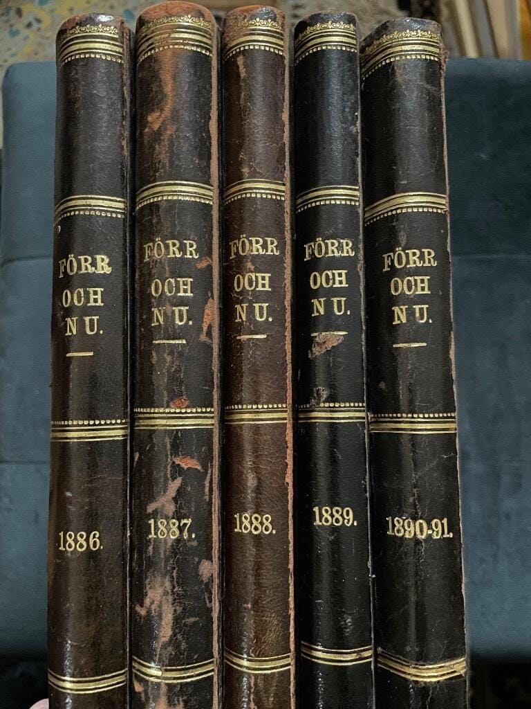 B. Wadström : Förr och nu. Illustrerad läsning för hemmet 1886-1891