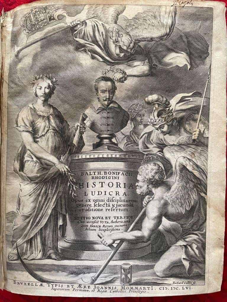 Baldassarre Bonifacio : Historia Ludicra. Opus ex omni disciplinarum genere, selecta & jucunda eruditione refertum