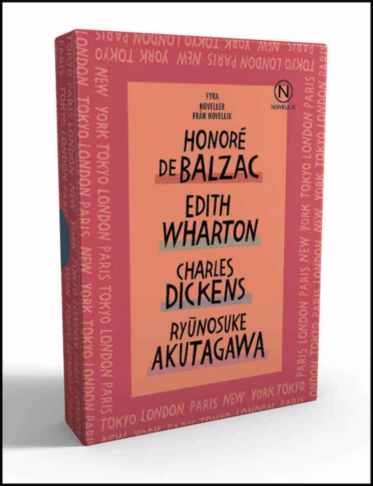 Balzac, Honoré de ; Wharton, Edith ; Dickens, Charles ; Akutagawa, Ryünosuke : En gata i Paris och dess invånare ; Kvicksand ; Natt i London ; Kugghjul................................................
