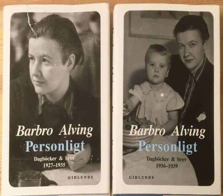 Barbro Alving : Personligt
