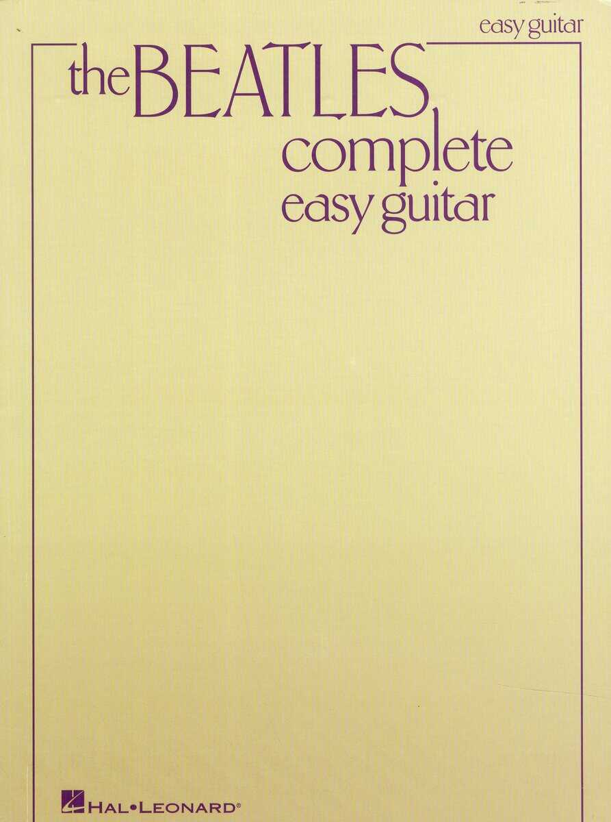 Beatles complete, guitar