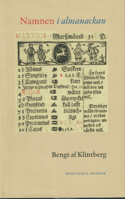 Bengt af Klintberg : Namnen i almanackan
