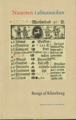 Bengt af Klintberg : Namnen i almanackan
