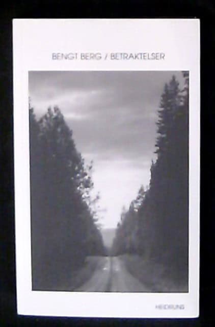 Bengt Berg : Betraktelser