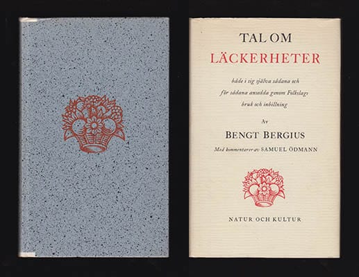 Bengt Bergius : Tal om läckerheter