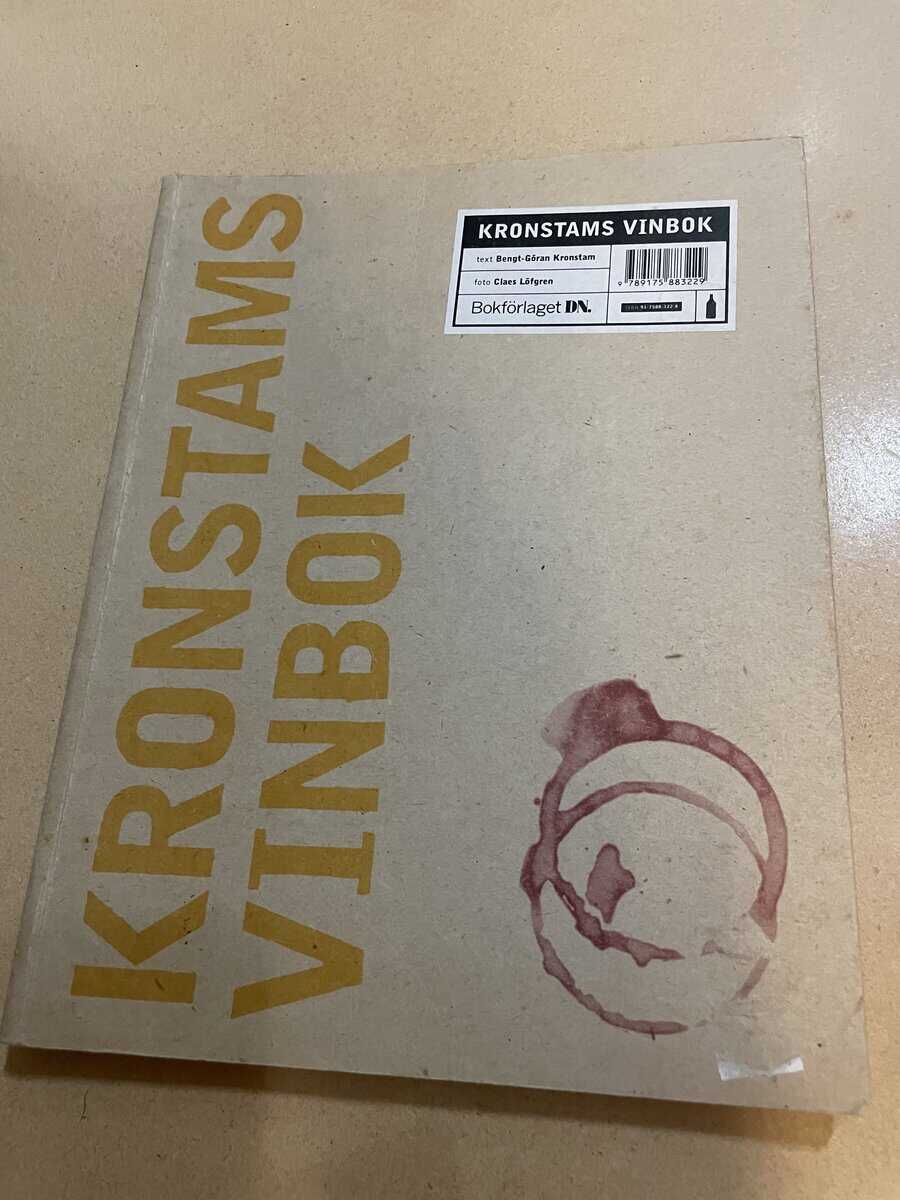 Bengt-Göran Kronstam : Kronstams vinbok