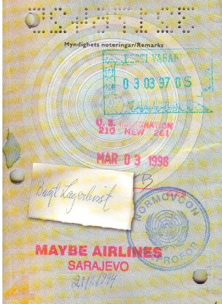 Bengt Lagerkvist : Maybe airlines