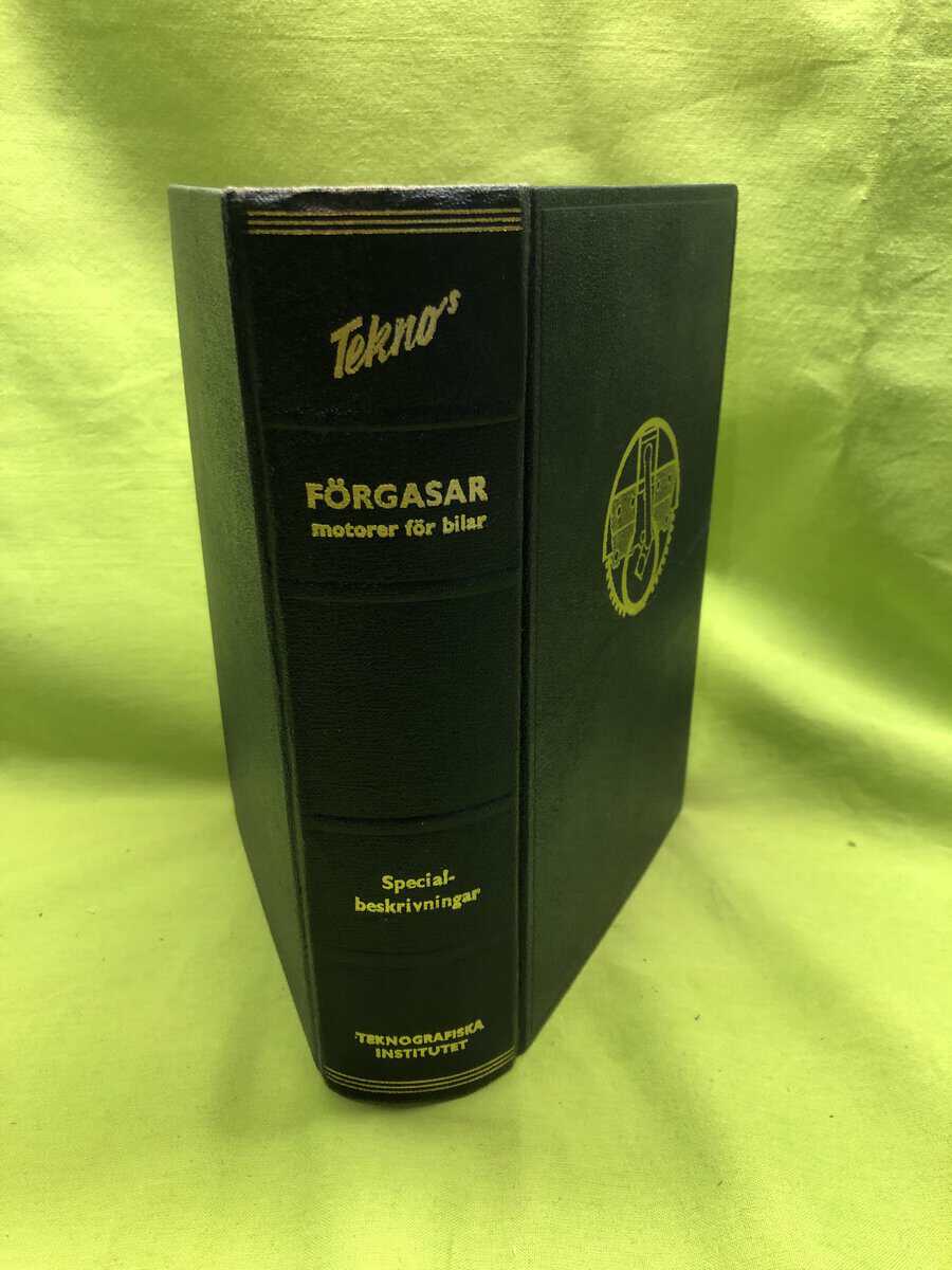 Bengt Sandelius : Tekno´s förgasarmotorer för bilar - Specialbeskrivningar