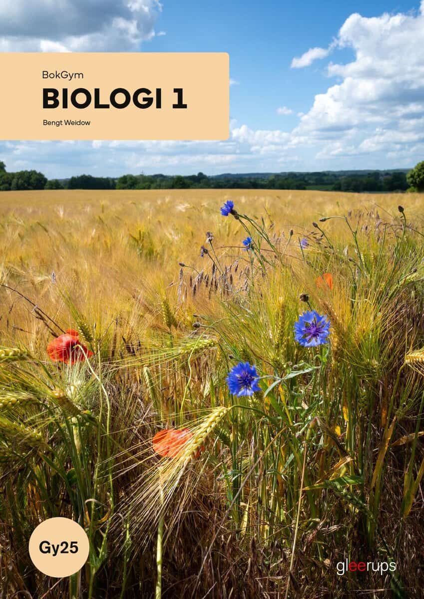Bengt Weidow : BokGym Biologi 1, bok, Gy25