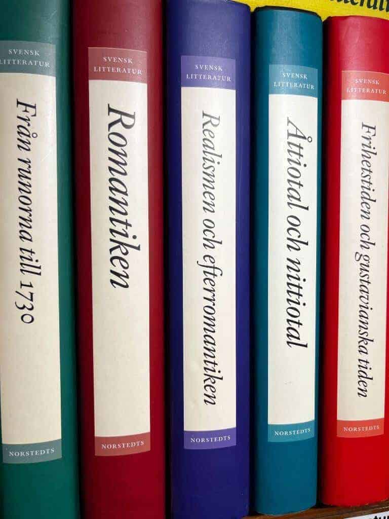Bernt Olsson : Svensk litteratur 1-5
