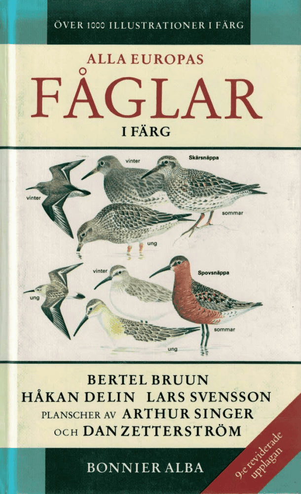 Bertel Bruun : Alla Europas fåglar i färg