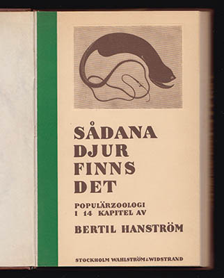 Bertil Hanström : Sådana djur finns det