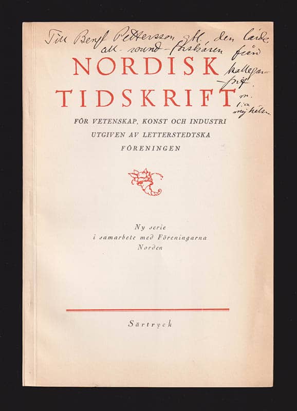Bertil Lundman : Resultat och problem i Nordisk antropologi