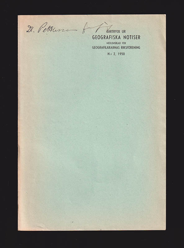 Bertil Lundman : Sveriges antroplogiska geografi