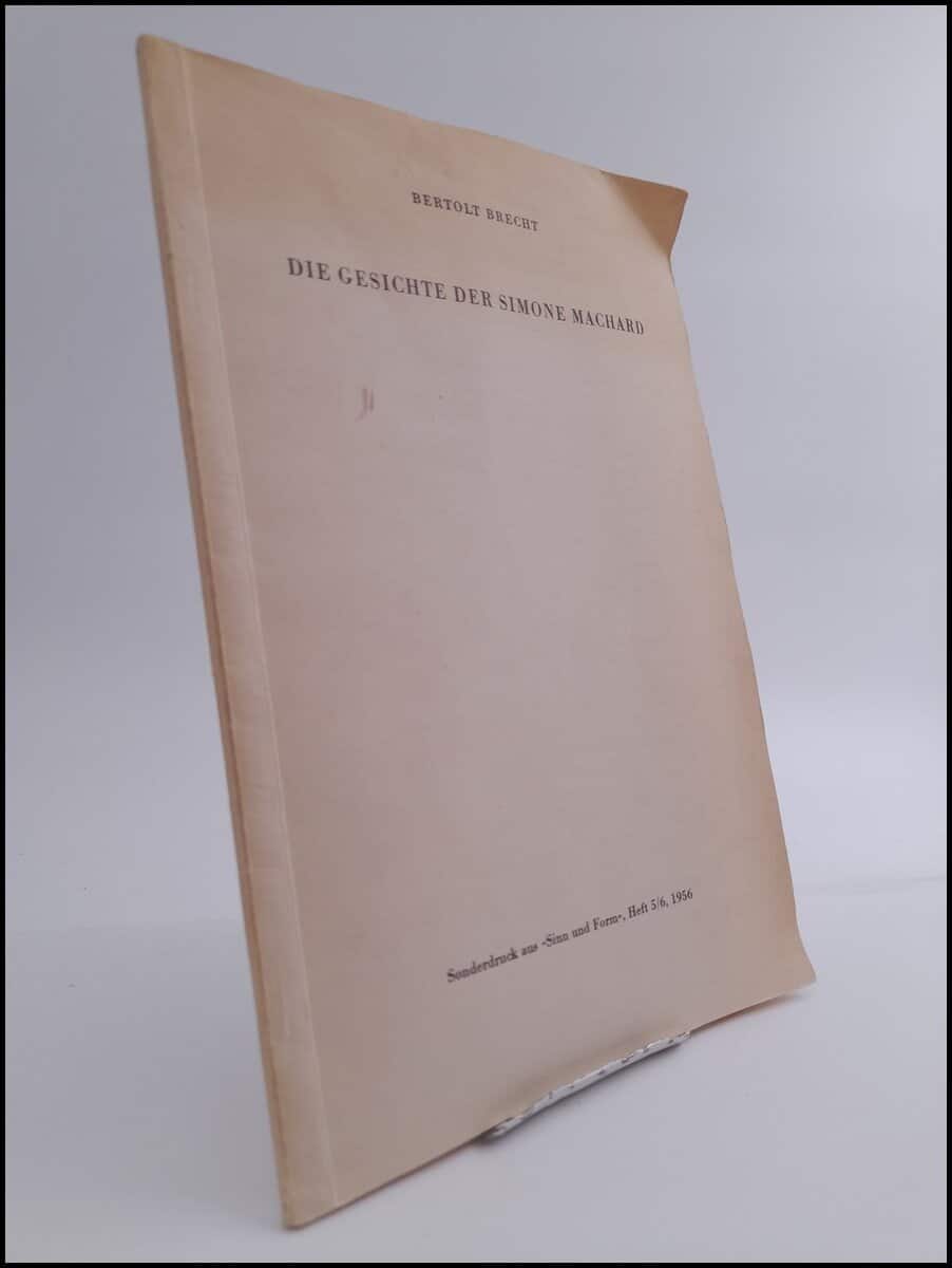 Bertolt Brecht : Die gesichte der Simone Machard