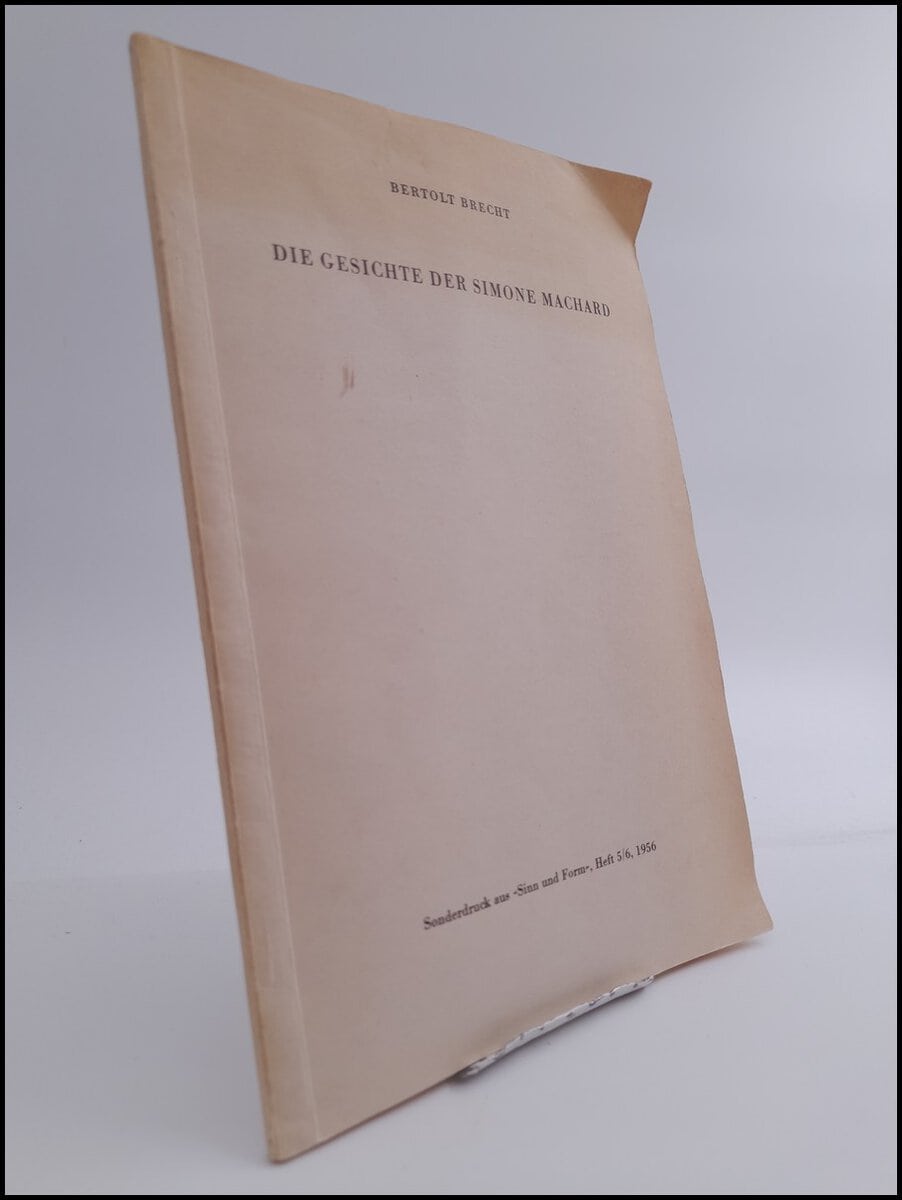 Bertolt Brecht : Die gesichte der Simone Machard