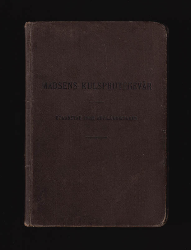 Beskrivning över Madsens kulsprutegevär. Utarbetad inom artilleristaben