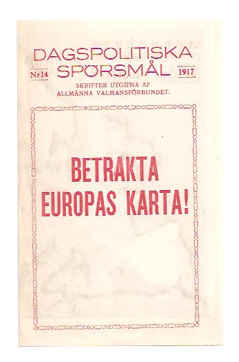 Betrakta Europas karta