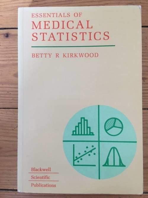 Betty R. Kirkwood : Essentials of medical statistics