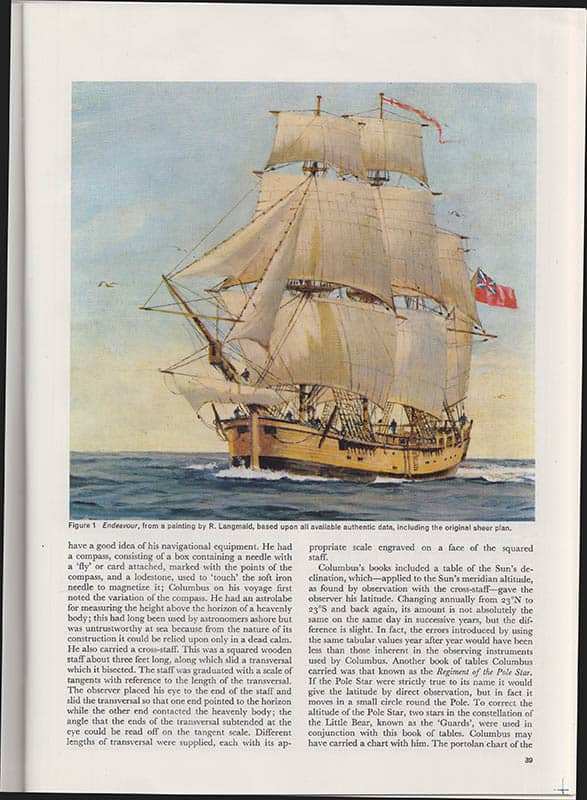 Bicentenary of James Cook's voyage in the Endeavour + The botanical results of the Endeavour voyage + Pacific exploration before Cook + Cook's contribution to marine survey + Cook as a navigator
