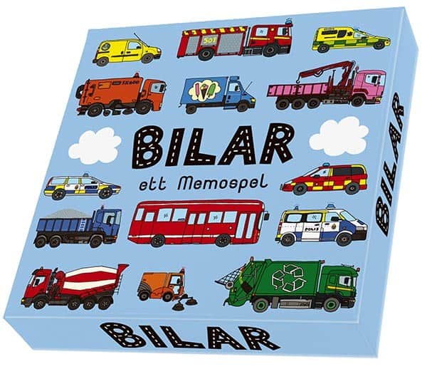 Bilar ett Memospel