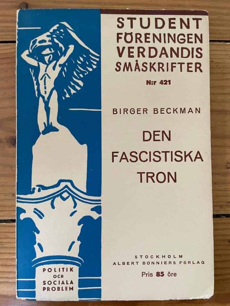 Birger Backman : Den fascistiska tron