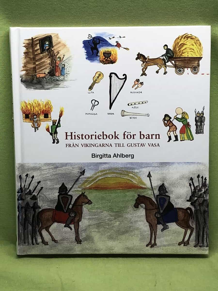 Birgitta Ahlberg : Historiebok för barn - från vikingarna till Gustav Vasa